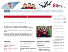 Tablet Screenshot of fussball.kmtv.de